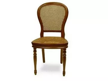 Lajos-Fülöp nádszövetes szék, esztergált lábakkal