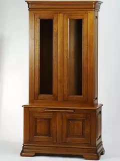 tölgyfa vitrines szekrény AM-14 tölgyfa vitrines szekrény AM-14